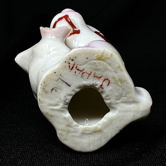 Figurines Miniature Lot  Porcelain Glass Plastic Vintage Set Of 19 Figures Japan - Picture 6 of 16